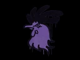 Sealed Graffiti | Cocky (Monster Purple)