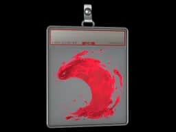 Sticker Slab | Ruby Wave (Lenticular)