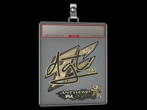 Sticker Slab | dgt (Gold) | Antwerp 2022