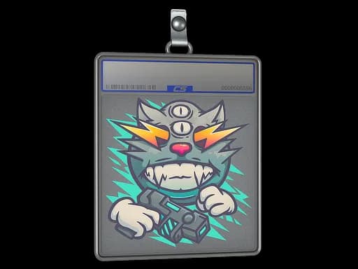 Sticker Slab | Zap Cat