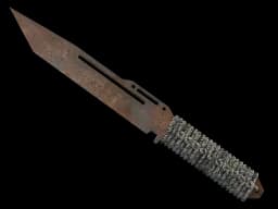 ★ Paracord Knife | Rust Coat (Battle-Scarred)