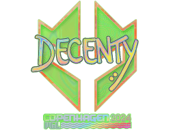 Sticker | decenty (Holo) | Copenhagen 2024