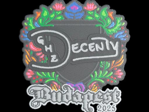 Sticker | decenty (Embroidered) | Budapest 2025