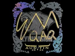 Sticker | EmiliaQAQ (Holo) | Austin 2025