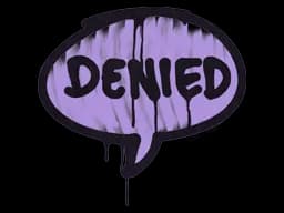 Sealed Graffiti | Denied (Violent Violet)