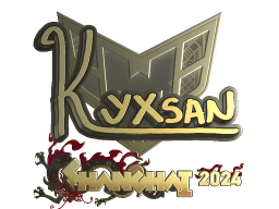 Sticker | kyxsan (Gold) | Shanghai 2024