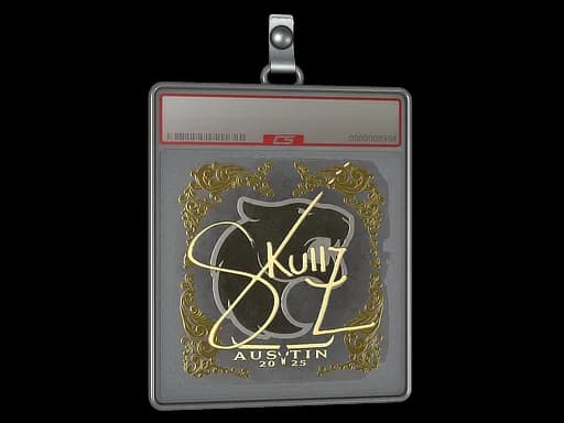 Sticker Slab | skullz (Gold) | Austin 2025