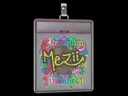 Sticker Slab | mezii (Holo, Champion) | Budapest 2025