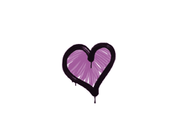 Sealed Graffiti | Heart (Bazooka Pink)