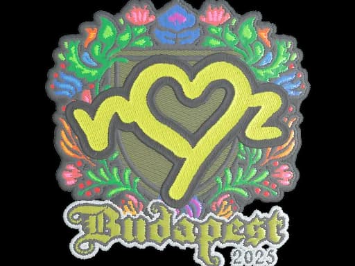 Sticker | ropz (Embroidered) | Budapest 2025