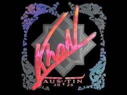 Sticker | khaN (Holo) | Austin 2025