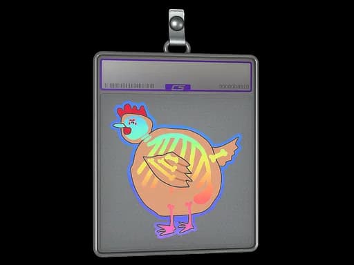 Sticker Slab | Poorly Drawn Chicken (Holo)