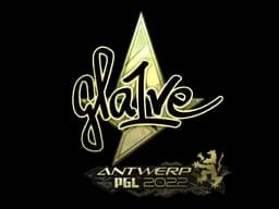 Sticker | gla1ve (Gold) | Antwerp 2022