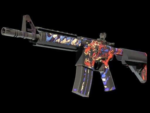 StatTrak™ M4A4 | 龍王 (Dragon King) (Battle-Scarred)