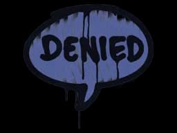 Sealed Graffiti | Denied (SWAT Blue)