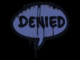 Sealed Graffiti | Denied (SWAT Blue)