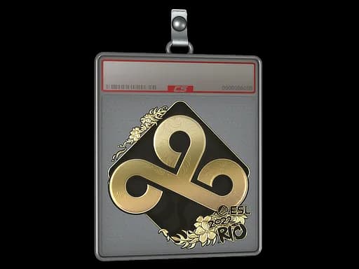 Sticker Slab | Cloud9 (Gold) | Rio 2022