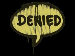 Sealed Graffiti | Denied (Tracer Yellow)