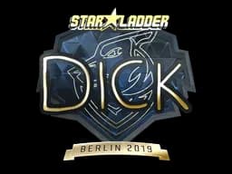 Sticker | DickStacy (Gold) | Berlin 2019