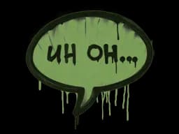 Sealed Graffiti | Uh Oh (Battle Green)