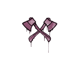 Sealed Graffiti | X-Axes (Princess Pink)