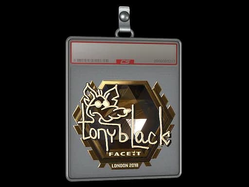 Sticker Slab | tonyblack (Gold) | London 2018