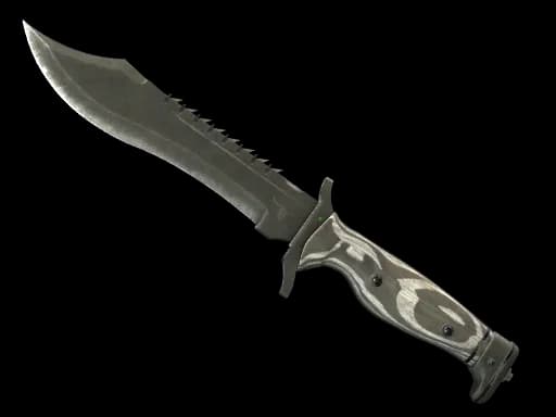 ★ StatTrak™ Bowie Knife | Black Laminate (Battle-Scarred)