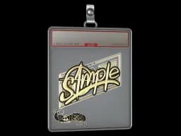 Sticker Slab | s1mple (Gold) | Paris 2023