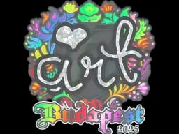 Sticker | arT (Holo) | Budapest 2025