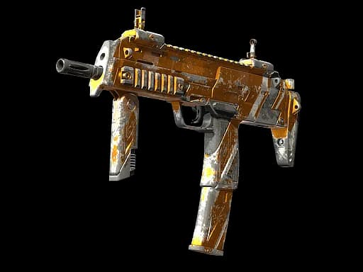StatTrak™ MP7 | Amberline (Battle-Scarred)