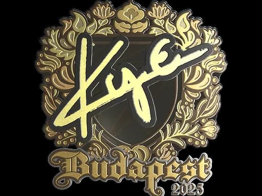 Sticker | kye (Gold) | Budapest 2025