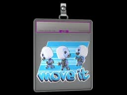 Sticker Slab | Move It (Foil)