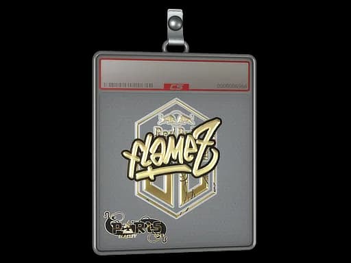 Sticker Slab | FlameZ (Gold) | Paris 2023