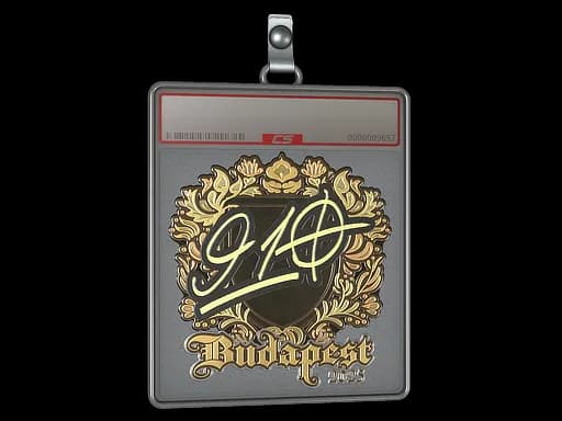 Sticker Slab | 910 (Gold) | Budapest 2025