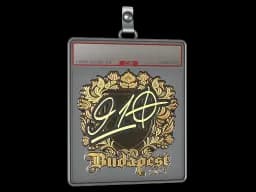 Sticker Slab | 910 (Gold) | Budapest 2025