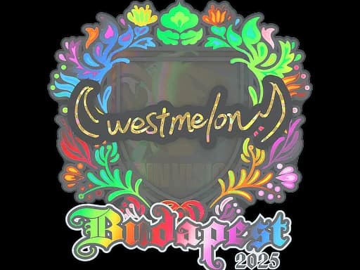 Sticker | westmelon (Holo) | Budapest 2025