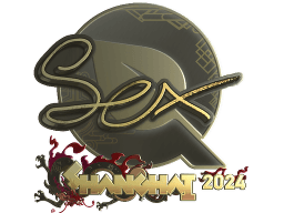 Sticker | dexter (Gold) | Shanghai 2024