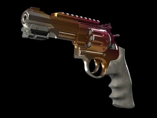 StatTrak™ R8 Revolver | Fade (Well-Worn)