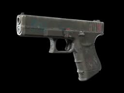 Glock-18 | Teal Graf (Battle-Scarred)