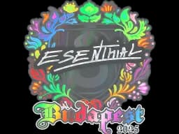 Sticker | esenthial (Holo) | Budapest 2025