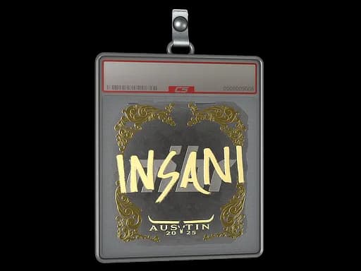 Sticker Slab | insani (Gold) | Austin 2025