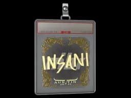 Sticker Slab | insani (Gold) | Austin 2025