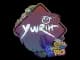 Sticker | yuurih (Glitter) | Rio 2022 CS2 skin