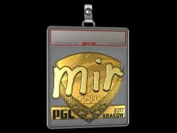 Sticker Slab | mir (Gold) | Krakow 2017