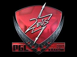 Sticker | Zeus (Foil) | Krakow 2017