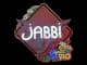 Sticker | jabbi (Glitter) | Rio 2022 CS2 skin