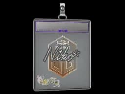 Sticker Slab | niko (Glitter)  | Paris 2023