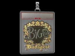 Sticker Slab | biguzera (Gold) | Budapest 2025