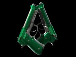 Dual Berettas | Emerald CS2 skin