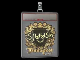 Sticker Slab | sjuush (Gold) | Budapest 2025